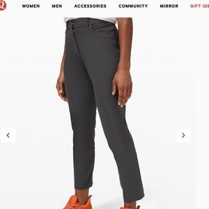 Lulelemon City Sleek 5 Pocket 7/8 Pants